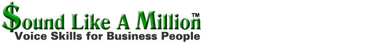 Sound Like A Million Voice Skills for Business Professionals Atlanta